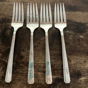Oneida Salad Forks 1938 GRENOBLE Prestige Oneida Replacement 6 1/2" Set of 4